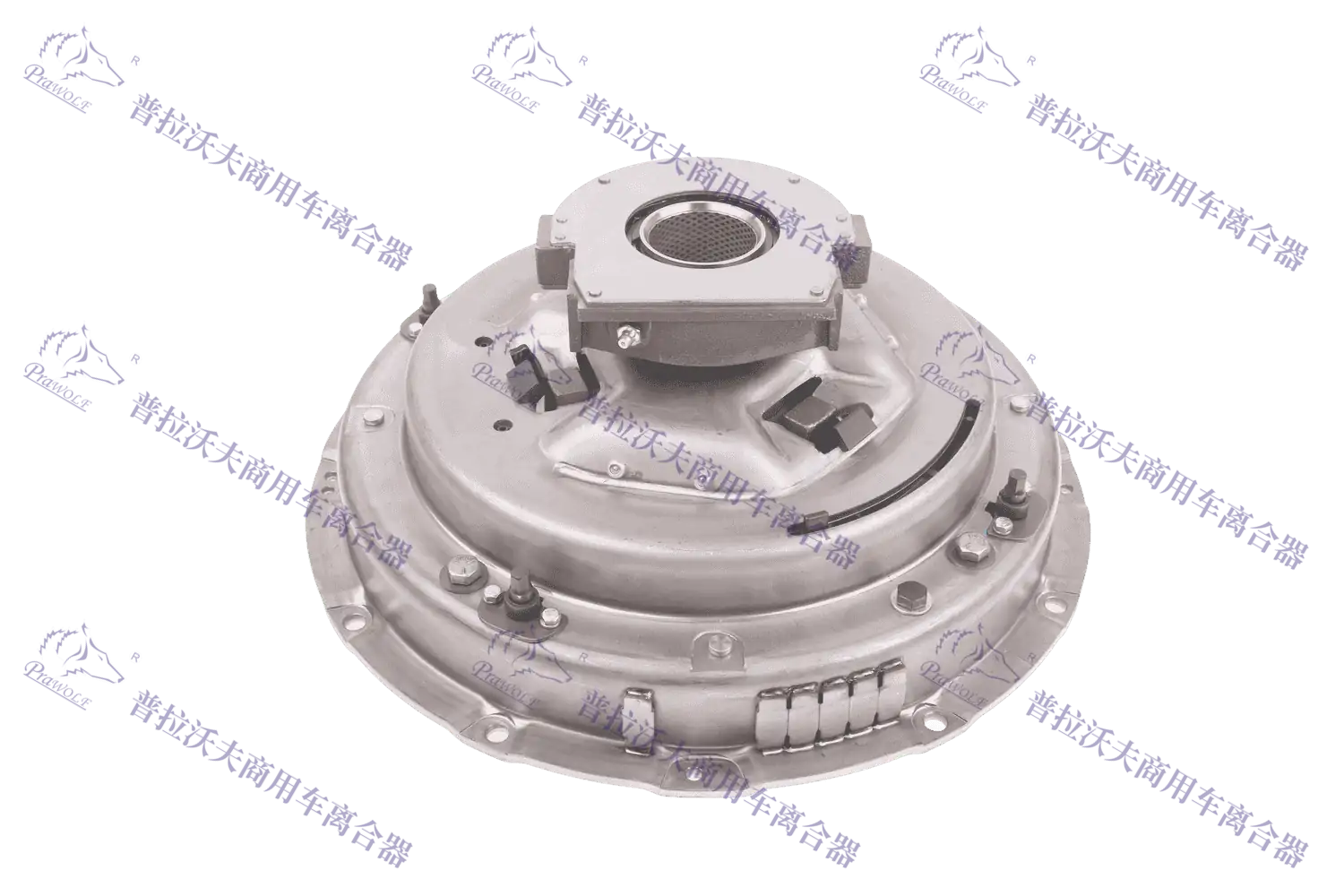 PRAWOLF Plato de presión del embrague 14" doble disco, tipo tracción, autoajustable 019 02 0128
