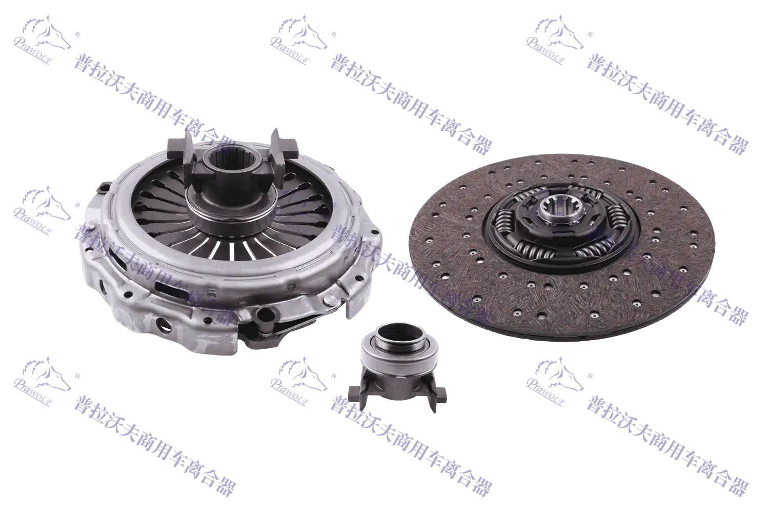 PRAWOLF Kit de embrague 380mm doble disco, tipo tracción 052 000 797