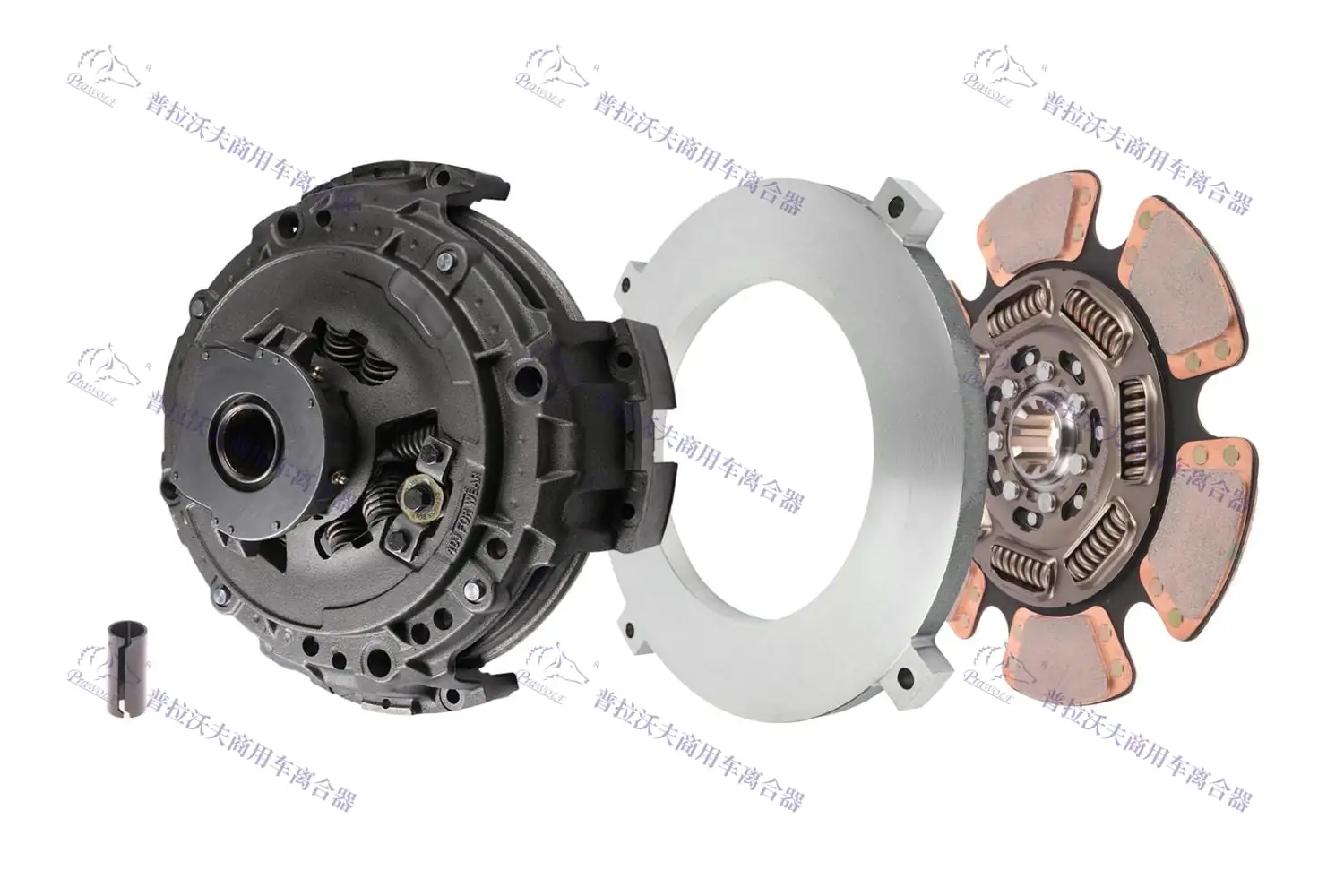 PRAWOLF Kit de embrague 15.5" doble disco, tipo tracción 052 208 925 25