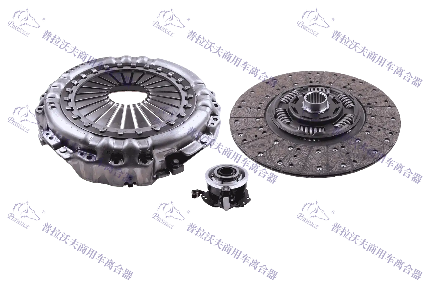 PRAWOLF Kit de embrague 430mm tipo empuje con ajuste automático 052 710 071