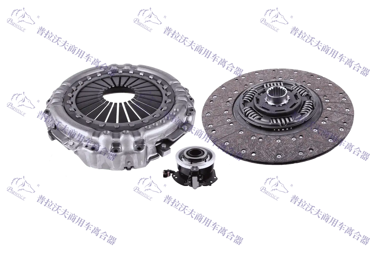 PRAWOLF Kit de embrague 430mm tipo empuje con ajuste automático 052 710 075