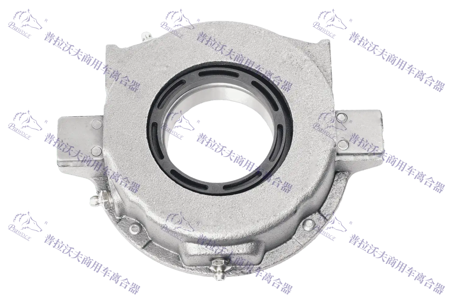 PRAWOLF Conjunto de cojinete y alojamiento de desembrague, lubricable, tres engrasadores, 15.5", Solo P00463